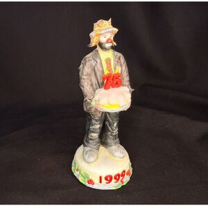 Signed Emmett Kelly Jr Flambro 1999 Ornament